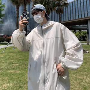 防晒衣男夏季薄款日系户外轻薄透气青少年外套美式MY118P38图片