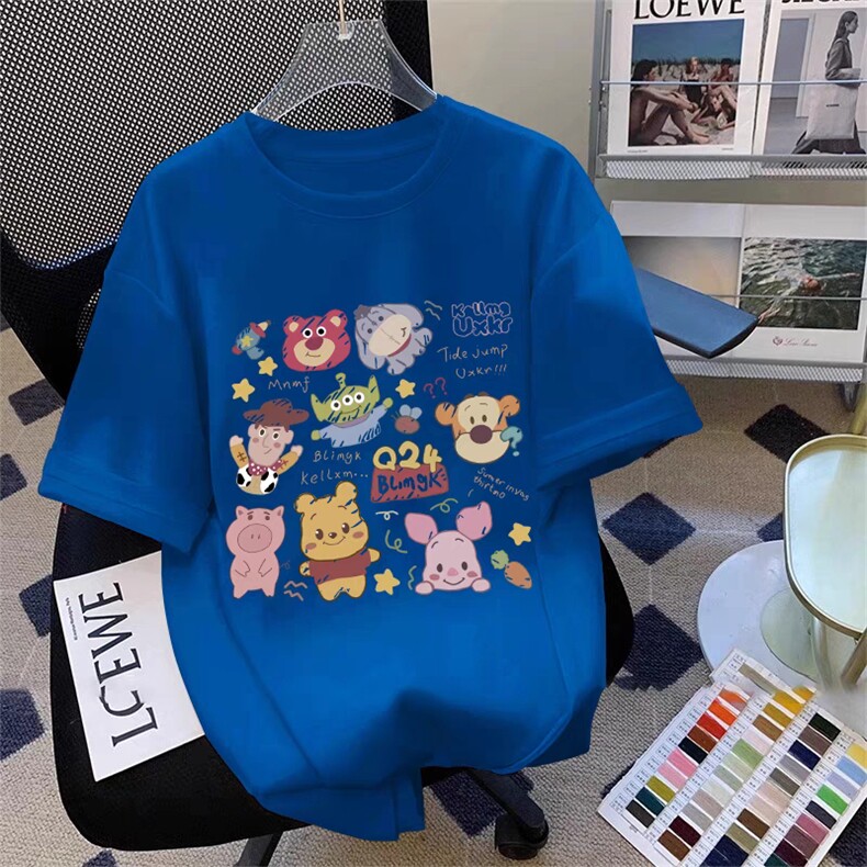 T0720-P25趣味彩色纯棉印花短袖学院风减龄宽松短袖上衣,男装T恤,星座617A-2