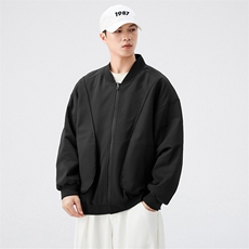 户外夹克男棒球领纯色上衣冲锋衣外套DSA157B-JK7869-P70，男装夹克，电商A157B