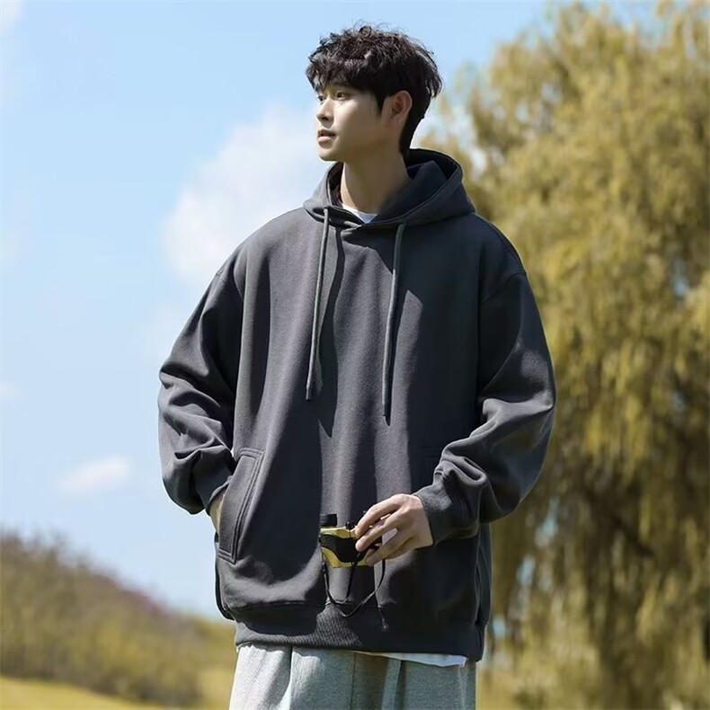 潮牌连帽卫衣男2025新款春秋季青少年美式宽松情侣时尚重磅棉外套,女装短外套,星座506A