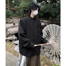 秋季2025新款风衬衫C2339-TP4568垂感免烫长袖翻领男上衣，男装衬衫，电商A102