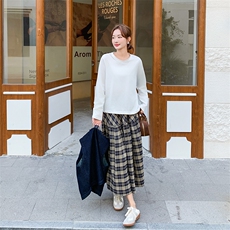有货新品数据好牛仔马甲半裙针织打底三件套2C285-2865-P205-K298，女装套装/套裙，2C285