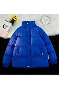 冬季新款加厚大码宽松棉袄情侣款立领棉服XZ102A-4-M0671-P100图片