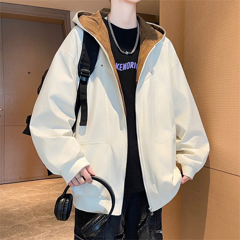 XZ102B-1春秋季宽松/连帽休闲外套潮夹克JK2538-P85,男装夹克,星座102B-1