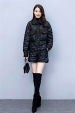 2021冬季新款时尚保暖棉服修身显瘦短款外套，女装棉衣/棉服，布芭啦