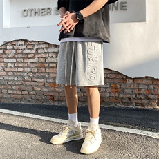 2025夏潮ins休闲卫裤男时尚五分短裤A061-DK356-P35控45，男装牛仔裤，电商A061-1