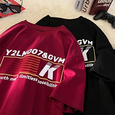 1平铺条纹印花设计潮大码M-5XL短袖T恤男DT77779P18块特价控38，男装T恤，星座226-2