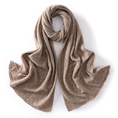 2025年秋季新款纯色针织围巾时尚休闲通勤百搭，围巾，臻歆羊绒