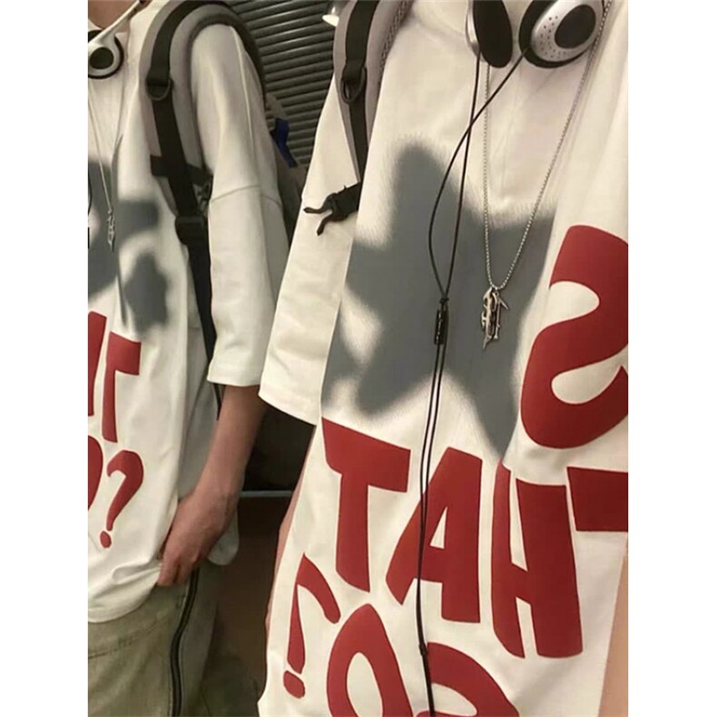 情侣装潮牌t恤欧美高街重磅百搭短袖男夏季半袖上衣TA1488,男装T恤,星座1116A（原606A-3）