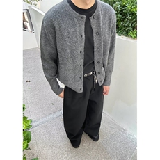 新款开衫毛衣美式复古休闲慵懒风V领针织衫513AKS2529P57，男装针织衫/毛衣，星座513A