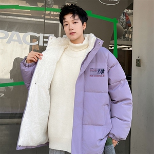 ！2024冬季新款男士复古立领棉衣百搭加绒棉服外套MY129P75图片