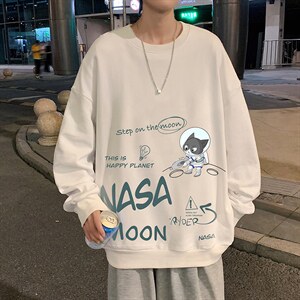 S6187-P28加绒款-P33秋季圆领卫衣男大码韩版宽松长袖外套，男装卫衣，电商A040