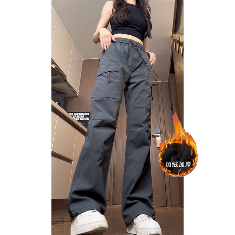 加绒秋冬户外防水冲锋裤休闲工装裤K830-1特P55有薄款,男装工装外套,电商A309