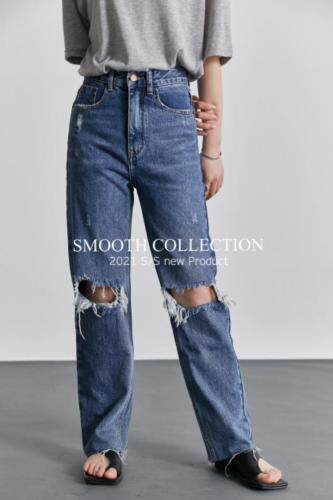 新款现货牛仔裤smlxl，女装牛仔裤，SMOOTH