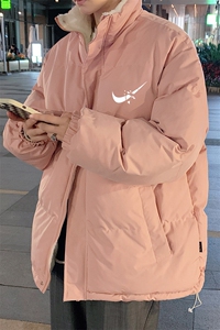 ！2023冬季男士加绒加厚棉衣潮牌立领情侣棉服外套MY109特P78图片