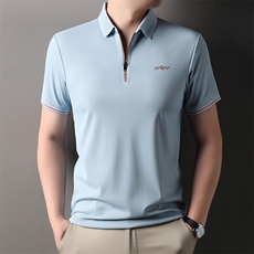 BGW802502夏季男士新款短袖T恤青年修身体恤商务休闲POLO衫，男装Polo衫，电商B360