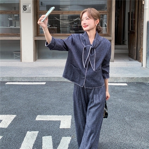 秋装新款现货 高品质三件套套裤 2C271-9562-P185K278图片