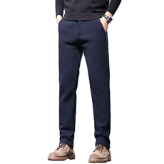 商务加绒加厚休闲裤男士秋冬修身直筒潮流长裤子Z2621-P40加绒P50，男装卫衣，星座509