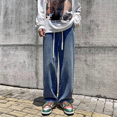 2023美式高街男士水洗做旧牛仔裤男XZ914-6-G63-P35，男装牛仔裤，星座914-6