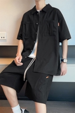 32505-P66大码控108大码夏季男士休闲套装，男装休闲套装，星座209