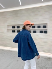 韩版牛仔百搭款衬衫，女装衬衫，名门秀