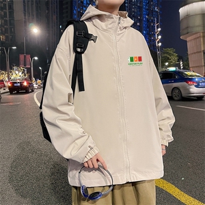 ！港风风衣男短款长袖夹克男休闲外套男上衣男DJK234-P45