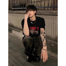 美式潮牌T恤纯棉体恤1209-1-T48-P25现货不缺货，男装T恤，星座1209-1