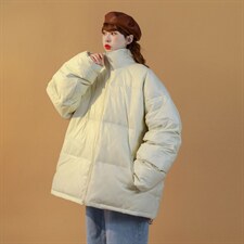 YR208-P175  达标50绒过羽绒服基础款大字母印花控215图片