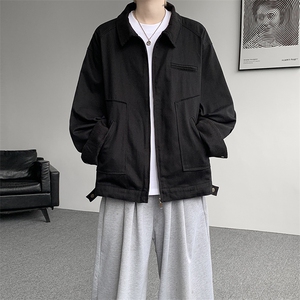 8XL-M明星同款工装猎装夹克哈灵顿外套男底特律衬衫秋季JK1325P88图片