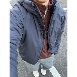 高品 阿瞳木户外山系轻量化P棉休闲连帽棉衣棉服男女 A1123-P125图片