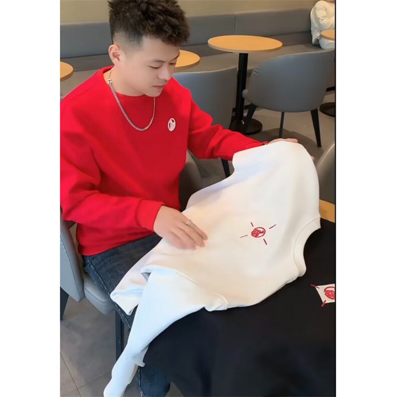 1506-1/WW6941/P40印花秋冬卫衣男韩版新款圆领宽松上衣百搭新年,男装卫衣,星座1506-1
