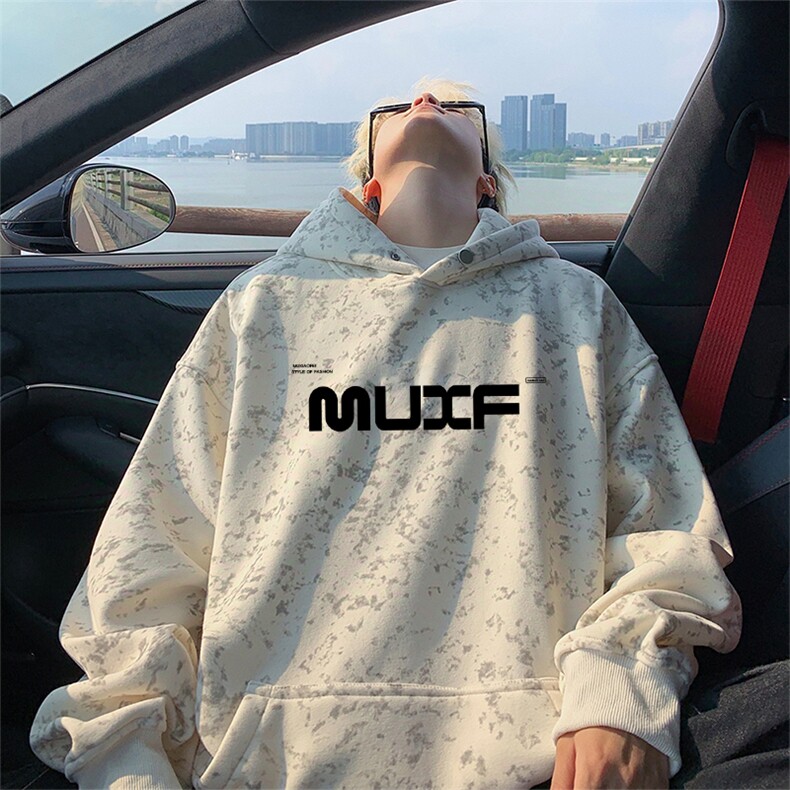 60克重磅车景扎染华棉连帽卫衣【有货】DSC403A-HMY25291ZR-P65，男装卫衣，电商C403A