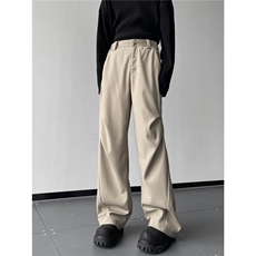 XZ612-K674-P55控78夏季薄款解构立体裁剪西裤冰丝休闲长裤1，男装西裤，星座612