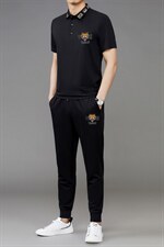 短袖T恤套装男2023夏季新款青年男士冰丝薄款t恤休闲裤两件套男，男装休闲套装，电商B212（原钱塘6029）