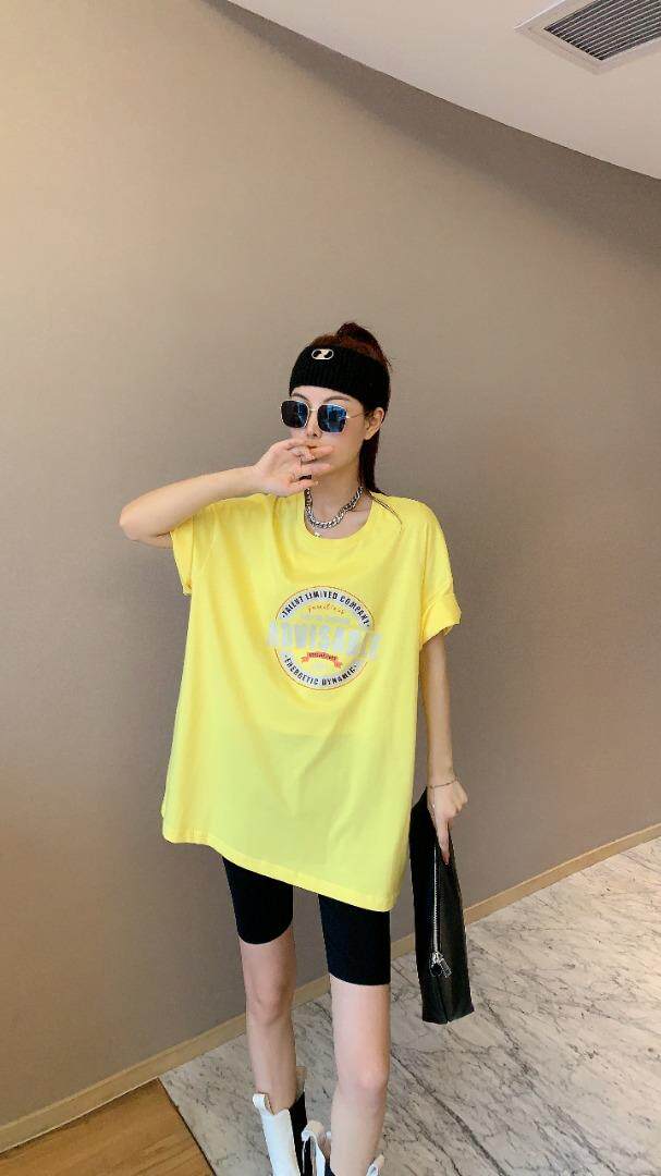 夏季新款前面印花T，女装，萱伊惠紫