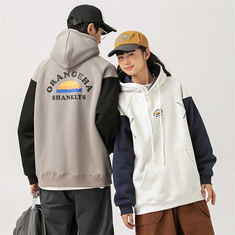 2026冬季新款男日系潮牌字母印花宽松加绒加厚连帽卫衣WY552-F98,男装卫衣,电商A101（原外27）