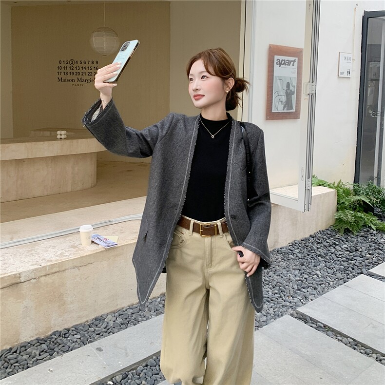2025秋装人字呢外套2C322-W3001-P185-K258图片