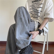 2025夏季新款潮流扎染透气宽松休闲冰丝裤B315-K25683-特p30控58，男装休闲裤，电商B315