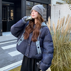 数据款现货大货已到店90绒针织帽羽绒服6961-P335-K498，女装羽绒服，2D034