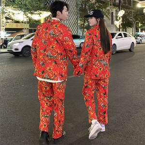 R1薛子谦同款 同花色同质量同款式中高端西服大码套装情侣图片