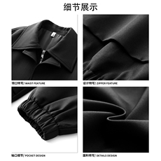 高级质感休闲舒适上衣法式复古潮酷个性夹克上衣HY826P75控118，男装夹克，电商A102B