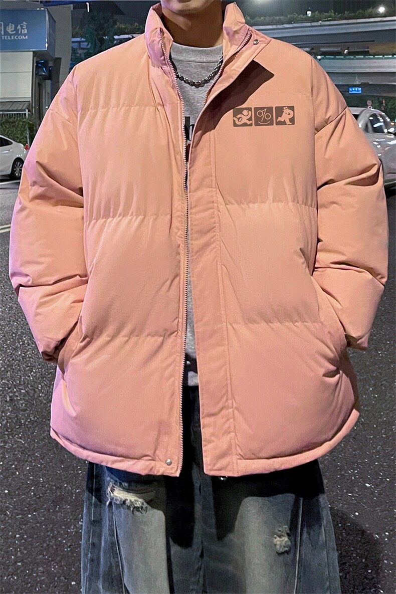 外景冬季加厚面包服男宽松保暖棉衣文艺青年立领外套MF00431/P90,男装棉衣,电商B316