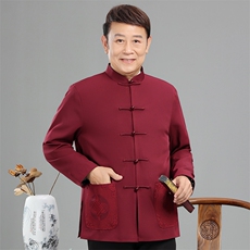 高品质风唐装棉服盘扣外套加棉复古棉衣YD2368-P115加棉P140，男装棉衣，星座1105-3