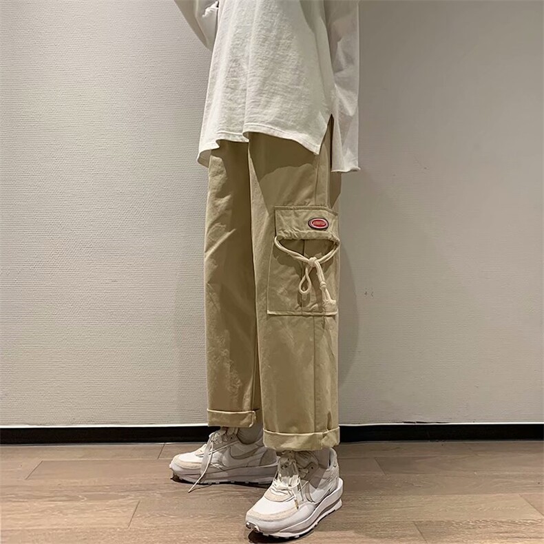 直筒工装裤男ins潮牌宽松韩版潮流休闲裤情侣阔腿长裤G2188-p35,男装休闲裤,星座1008
