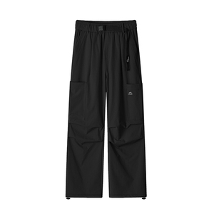 新款登山防风多口袋松紧腰男户外骑行大码伞兵裤K24035-特P50控98图片
