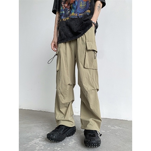 美式高街宽松弹力工装ins休闲裤货号K2301P55