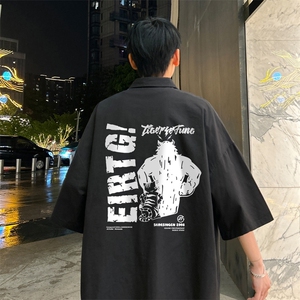 量大优  供视频 冰丝短袖衬衫男 DS241-特P 25图片