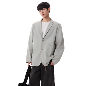 春季新款商务风西装外套男休闲西服男士西服X02629-P83图片