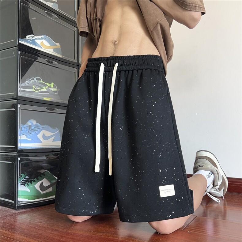 2025夏季亮点短裤宽松大码直筒休闲五分裤CK21*P30，男装牛仔裤，星座511-1