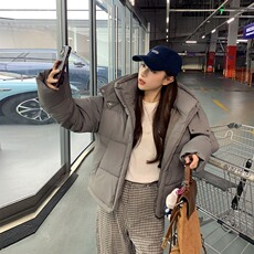 网图现货美式宽松连帽短款小个子棉服MY735/P85，男装棉衣，星座205-3